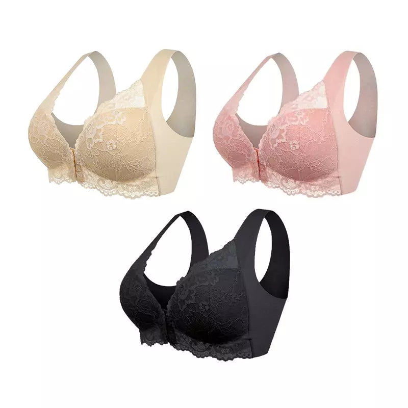 (PAKET 3) Bezdrátová push-up podprsenka s předním zapínáním