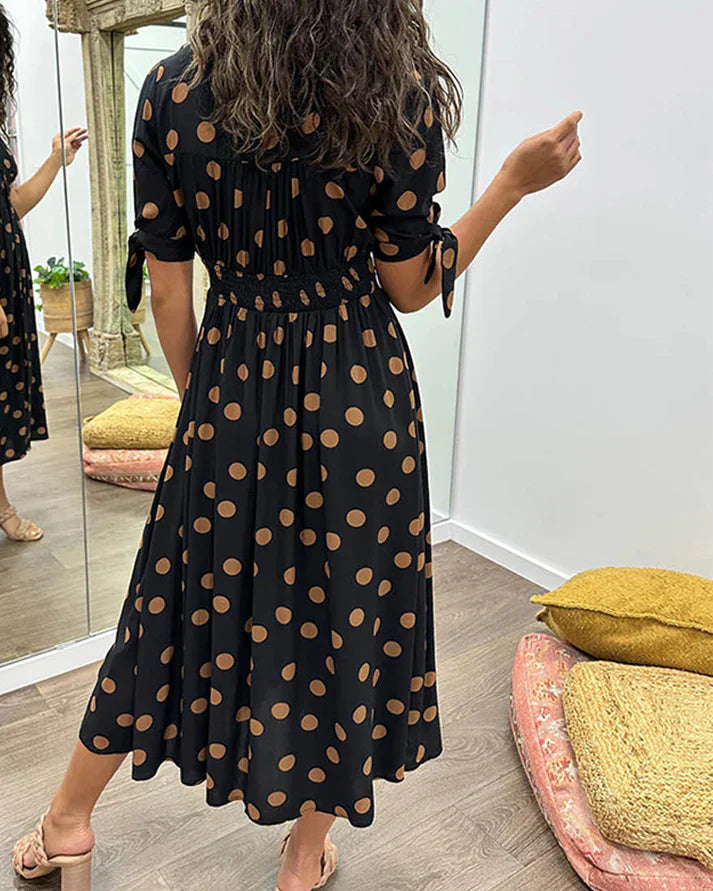 Valentina™ | Moderní puntíkované šaty