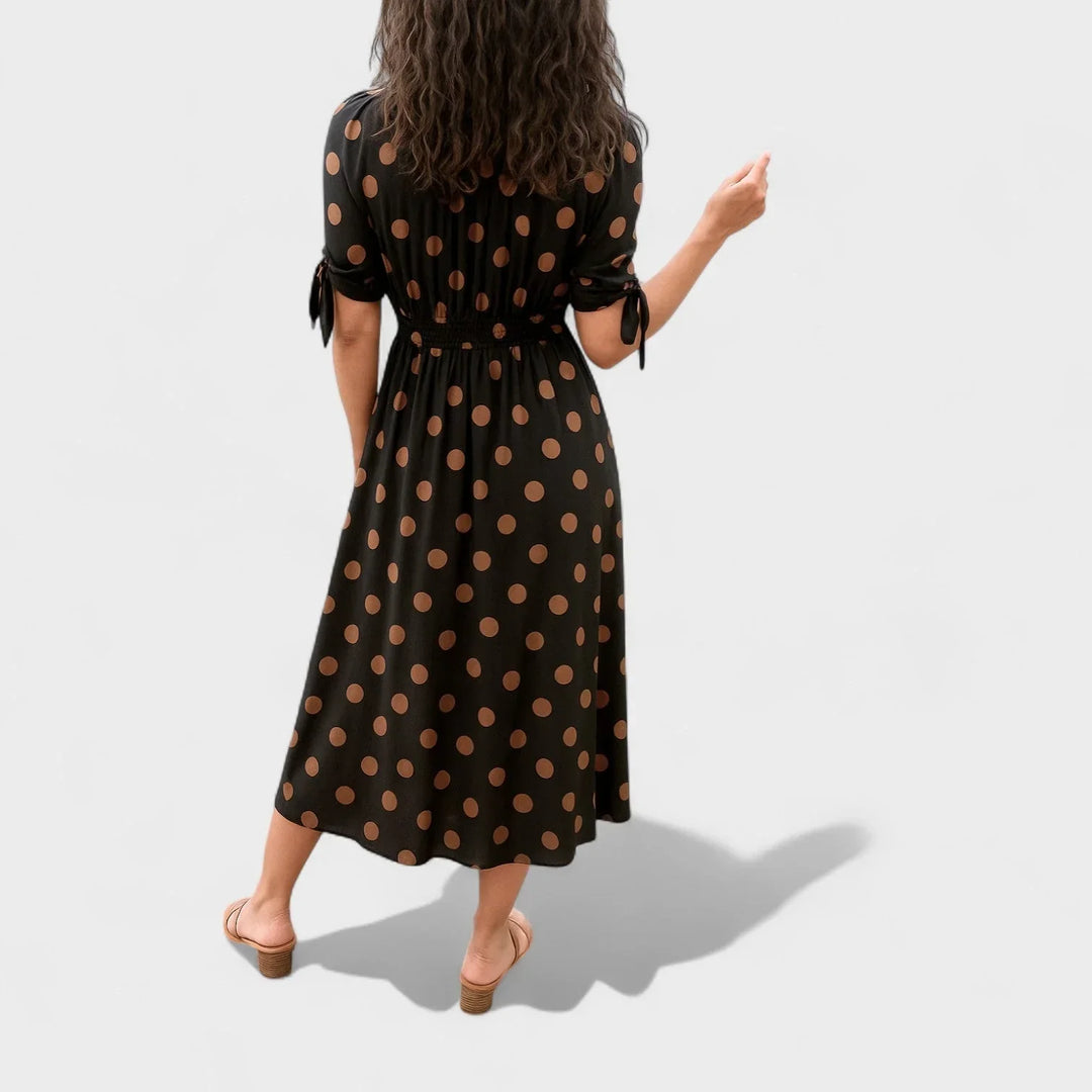Valentina™ | Moderní puntíkované šaty