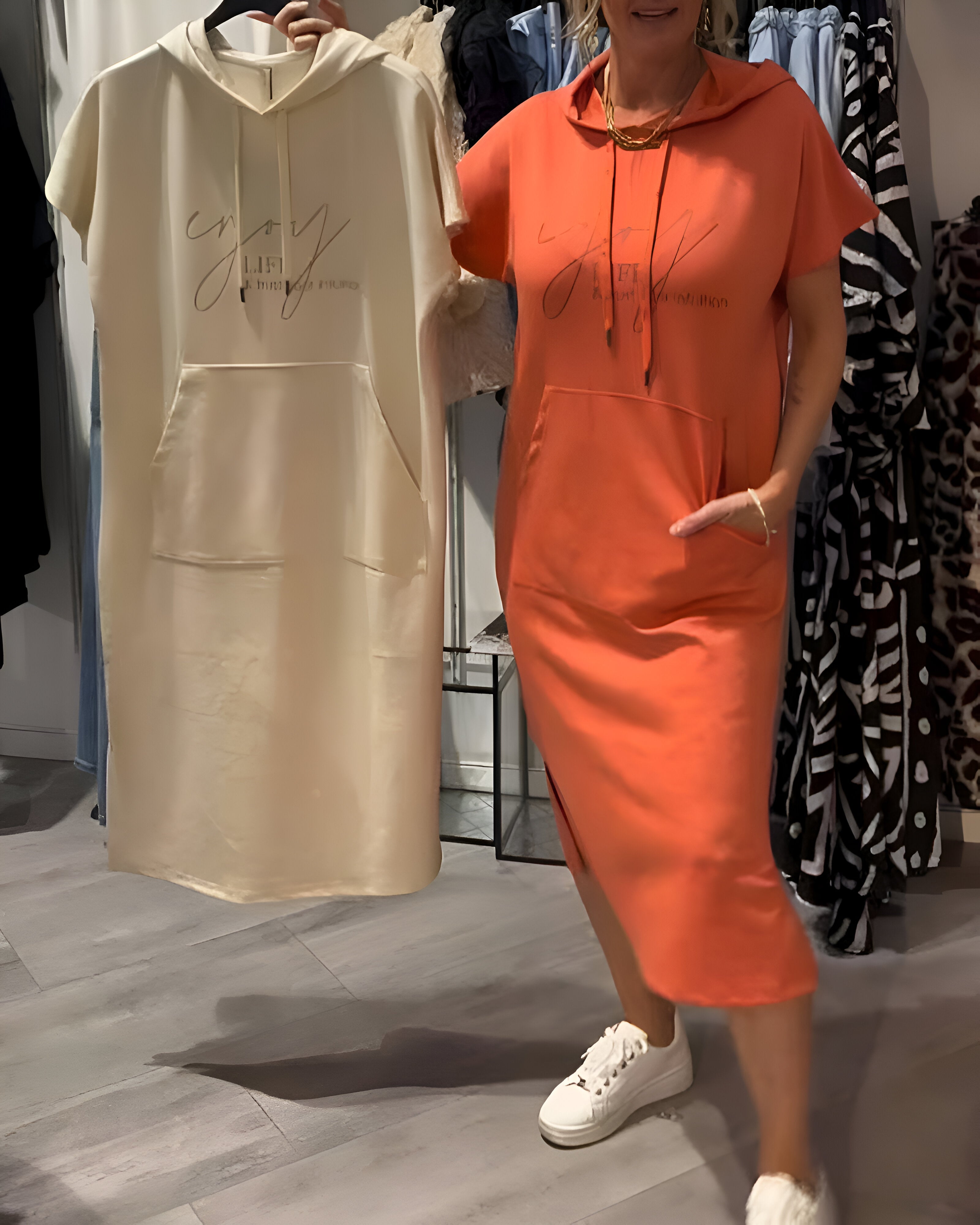 Zuzanna™ | Casual Hoodie Šaty