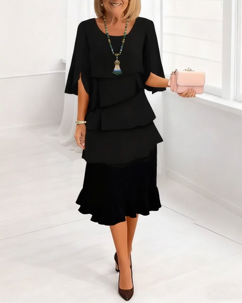 Patricia | Elegantní pohodlné šaty s volány