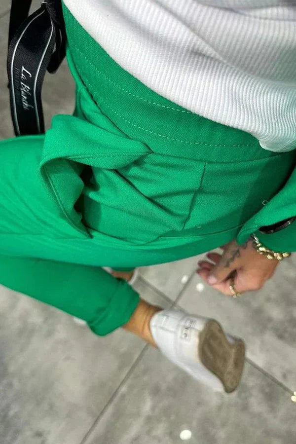 Vendula™ | Elegantní dvoudílný set s blazerem a jogger kalhotami