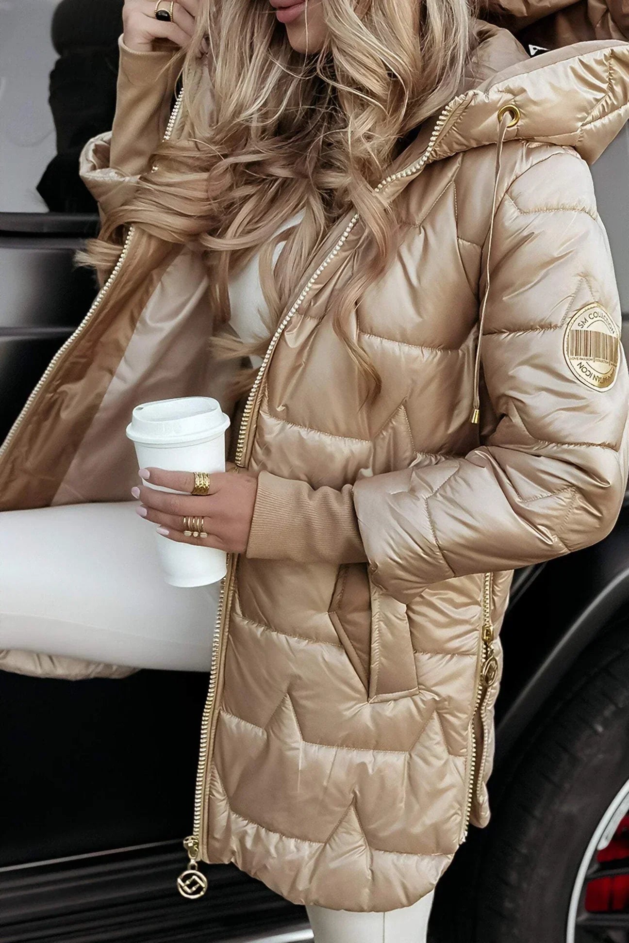 Romana™ | Elegantní zimní kabát s kapucí