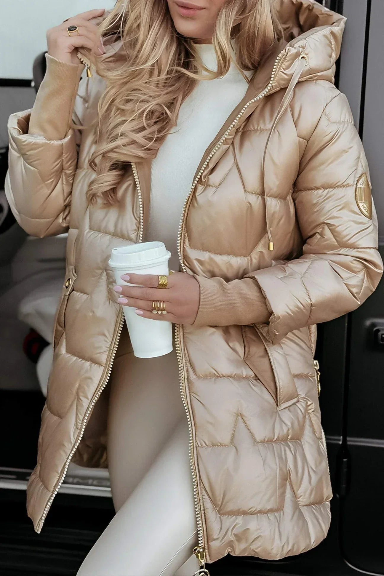 Romana™ | Elegantní zimní kabát s kapucí