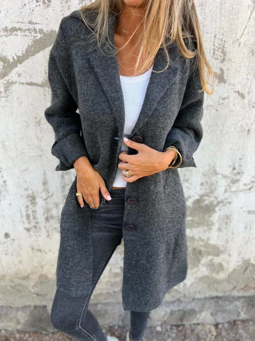 Jana™ | Elegantní dlouhá bunda