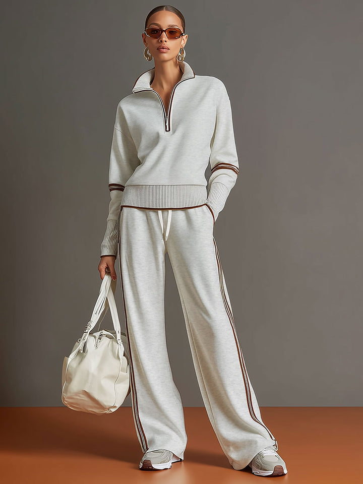 Marietta | Blůza a Kalhoty s širokými nohavicemi